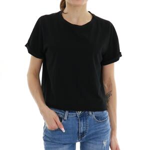 T-SHIRT CROP NERO